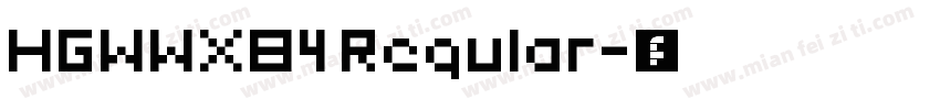 HGWWXB4 Regular字体转换
